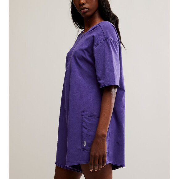 FP MOVEMENT Hot Shot Tee Romper / Dark Amethyst - Picture 7 of 11